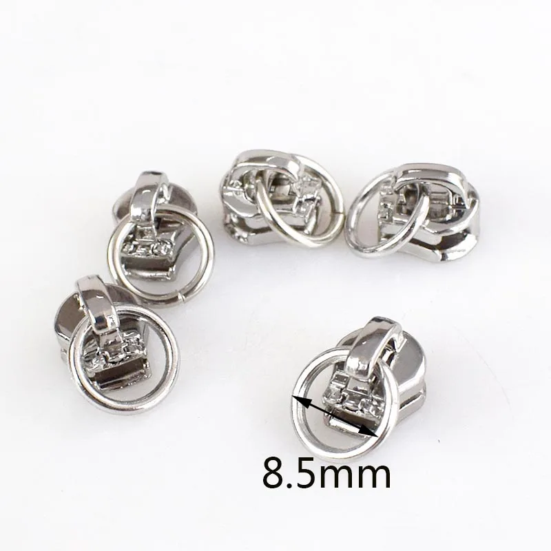 50pcs O Ring 3# Metal Zipper Sliders Zip Repair Kit Replacement For Clothes Jacket Coat Zippers DIY Sewing Accessories | Дом и сад
