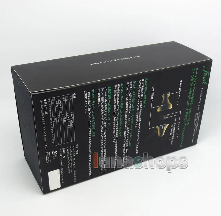 LN004262 Новинка Топ Final аудио дизайн фортепиано Форте VII в ухо Hifi наушники гарнитура