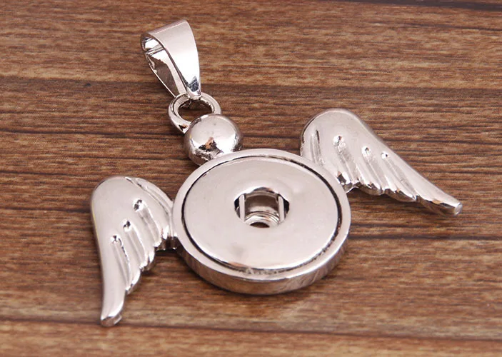 Лидер продаж простое металлическое ожерелье с подвеской в виде крыла ангела