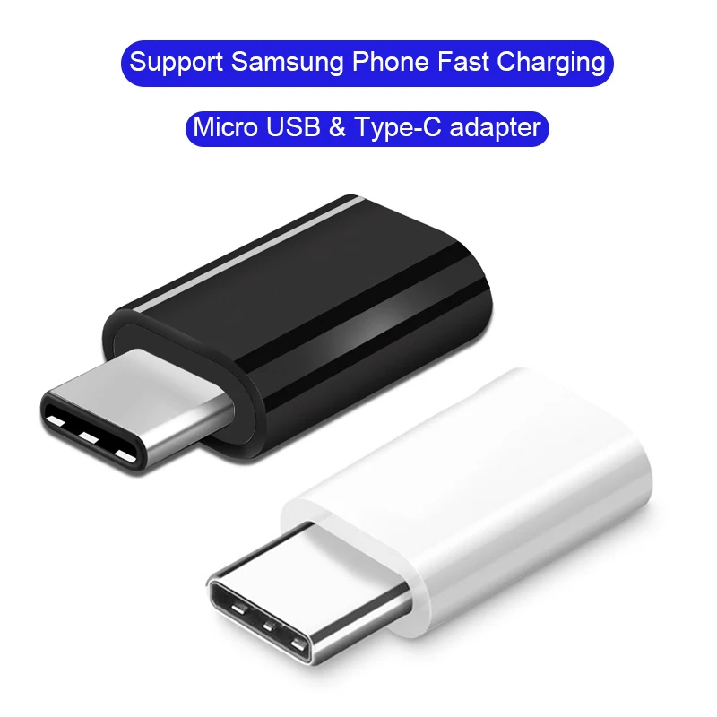 For Galaxy S10 plus chargeur samsung A50 A70 fast charger cable USB Type C 3.1 S8 S9 note8 type c to micro usb adapter | Мобильные