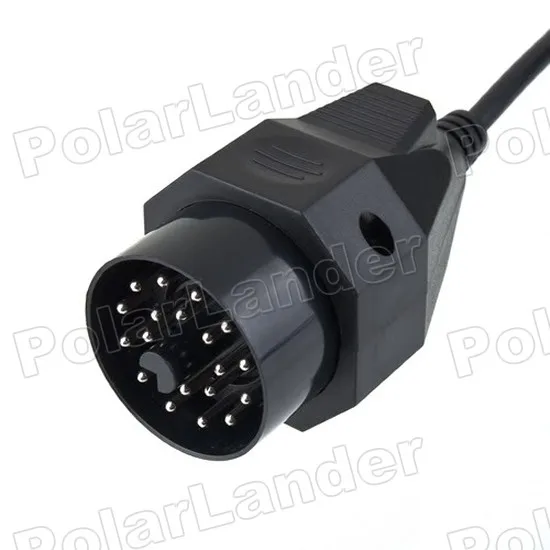 Бесплатная доставка OBDII OBD2 OBD круглый диагностический разъем кабель сканер