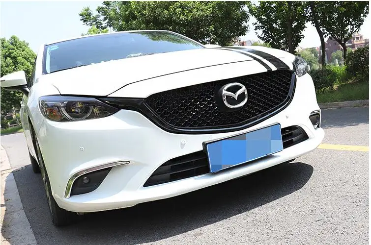 Для Mazda 6 ATENZA- гоночные решетки сотовая решетка Передняя гоночная решетка черный передний бампер модифицированная для ATENZA