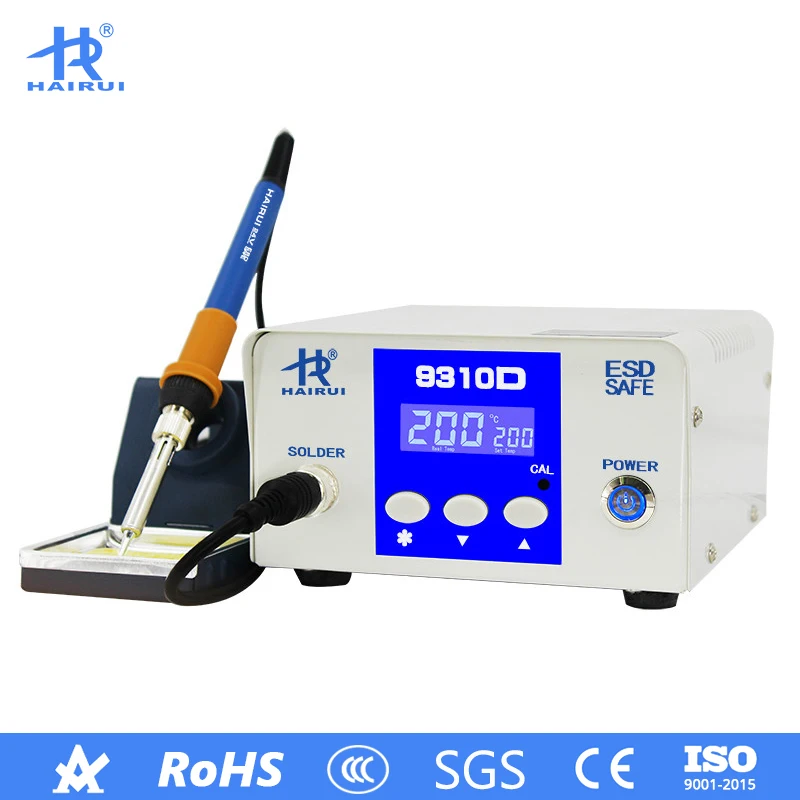 HAIRUI 9310D 90W Temperature Controlled Rework LCD Digital Soldering Station | Инструменты