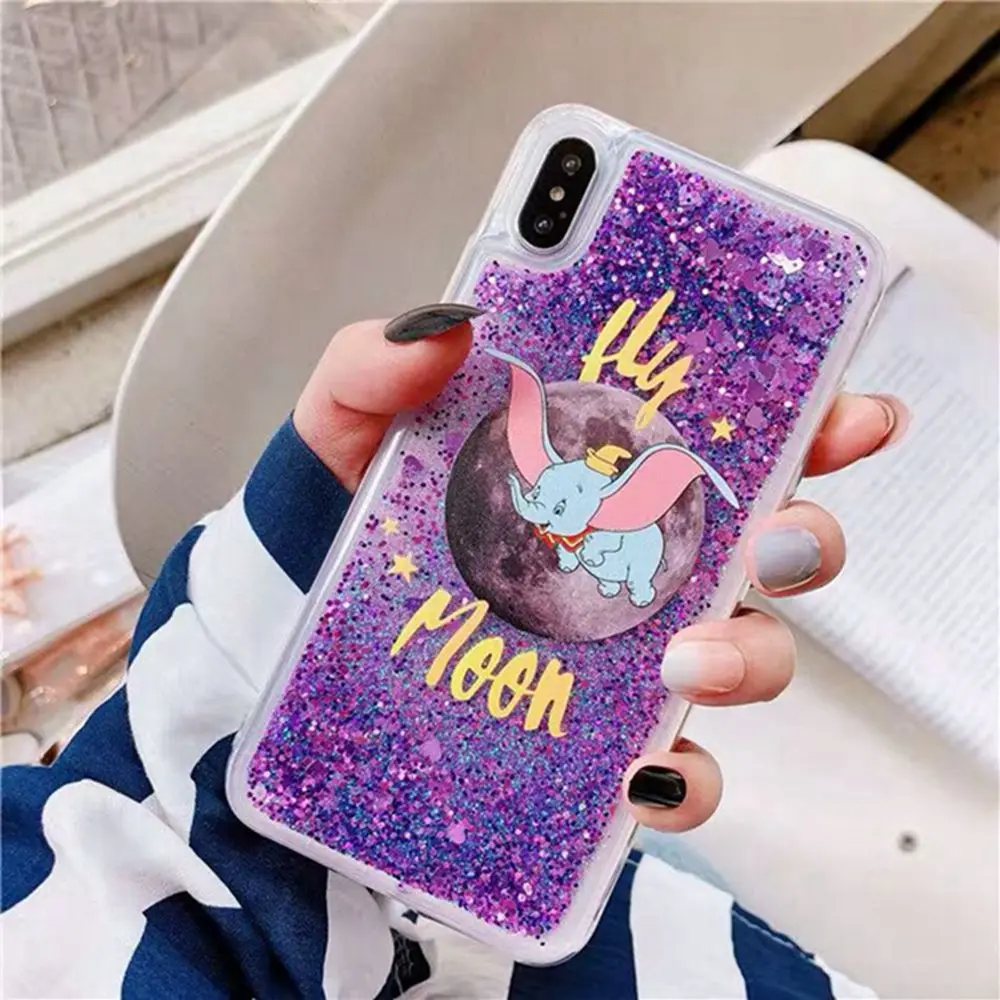 KISSCASE Quicksand Phone Cases For iPhone 7 8 Plus X XR XS MAX 6 6S Case Liquid Glitter Cover Fundas |