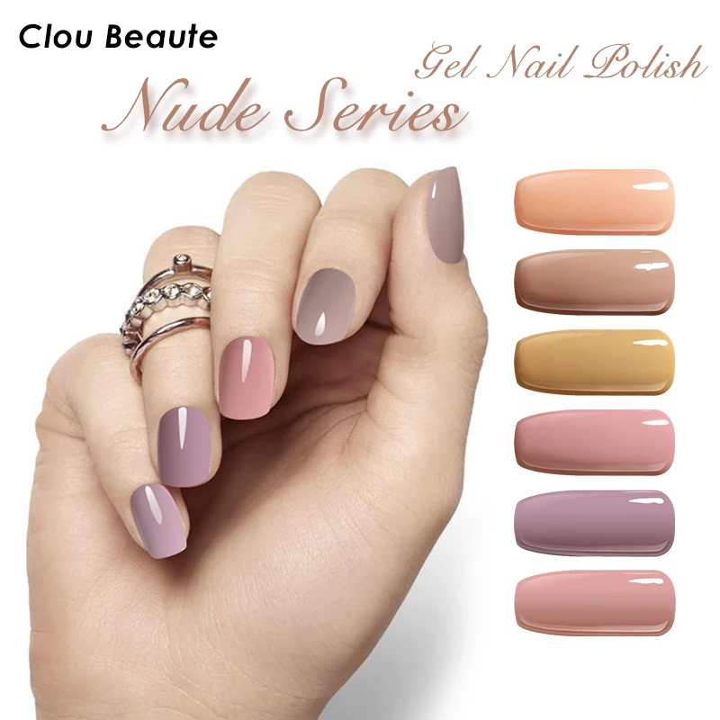 Clou Beaute, 10 мл, замачиваемый Гель-лак для ногтей, горячая Распродажа, телесные цвета, зеленый, розовый, красный лак для ногтей, Гель-лак для ногтей, долговечный дизайн ногтей
