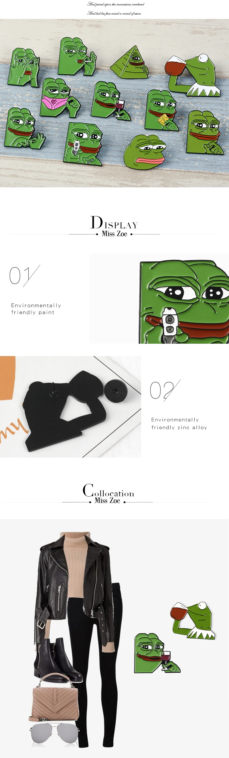 11 видов стилей эмалированные булавки Pepe the Frog Meme в виде пирамиды, забавные броши в виде животных, значки, ювелирные изделия, подарки для друзей