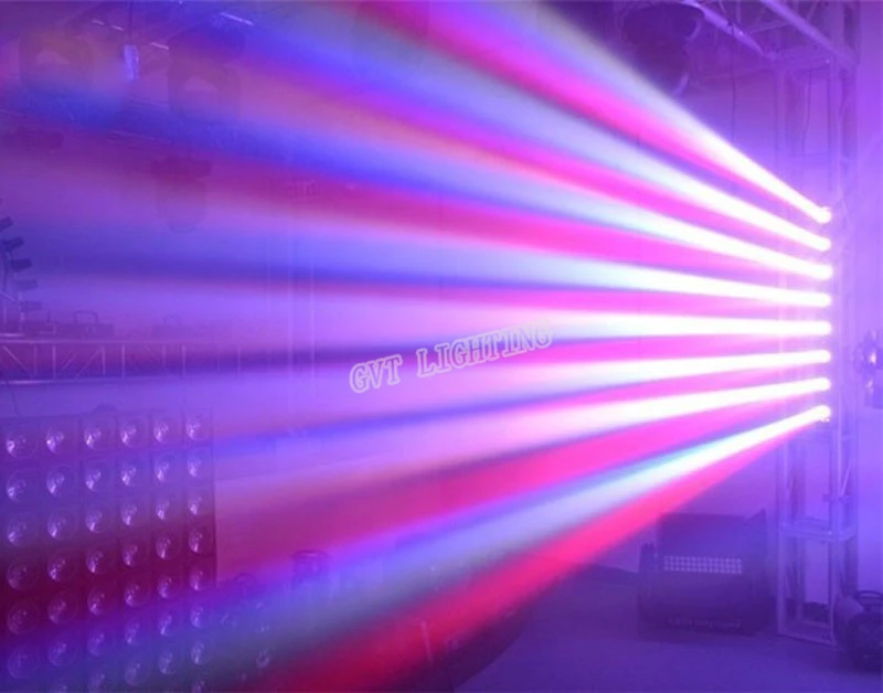 8x12 Вт RGBW светодиодный бар Луч Moving головной светильник 150W с DMX512 10/38 Каналы DJ