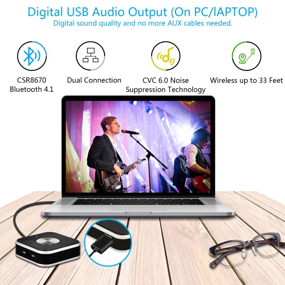 BT аудио передатчик с 3 5 мм AUX/RCA/USB входным кабелем|Кабели передачи данных| |
