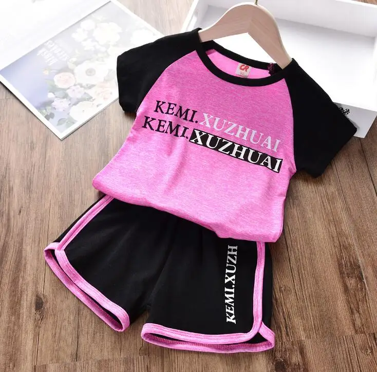 Детская одежда новая Корейская версия Лето 2019 Новинка Спортивная повседневная