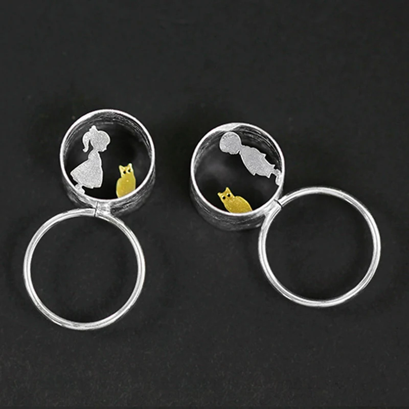 Комплект ювелирных изделий Lotus Fun из серебра 925 пробы с кольцом и кулоном |