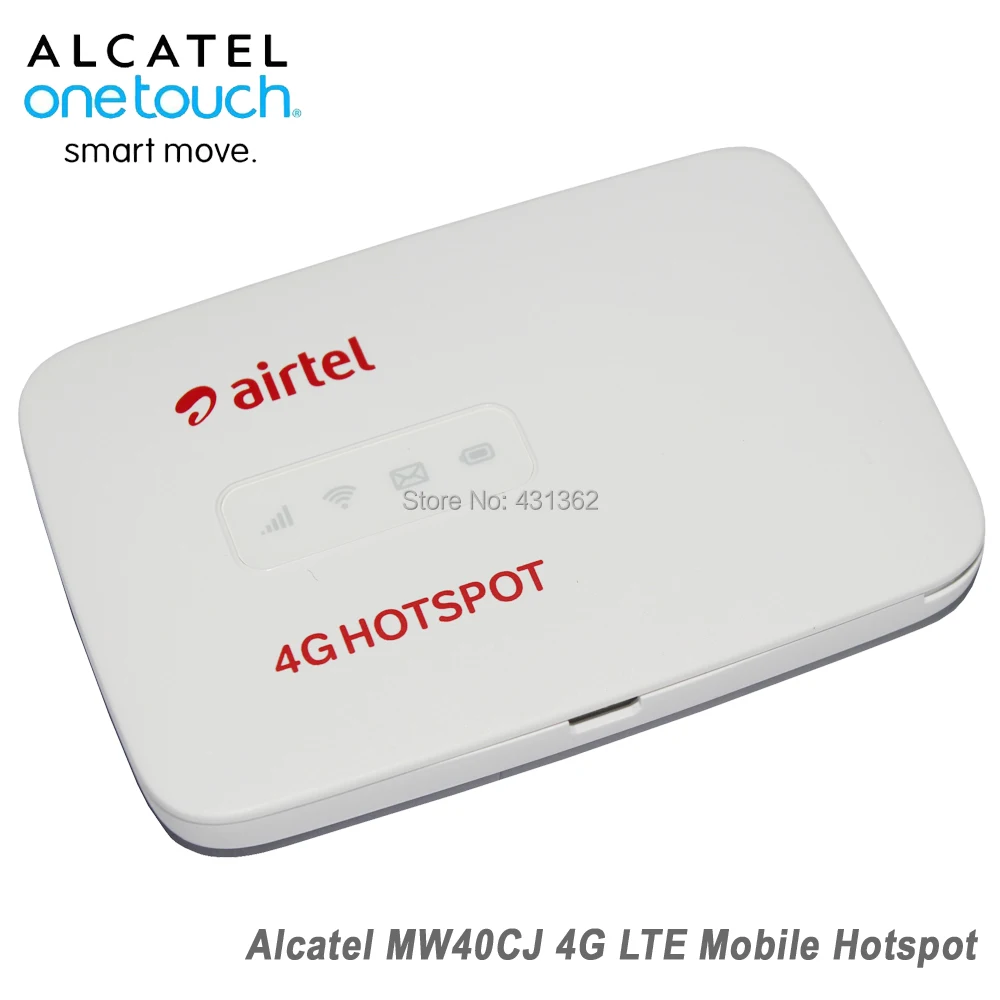 Разблокированный Alcatel Link Zone MW40CJ 4G LTE 150 Мбит/с Мобильный Wi Fi беспроводной