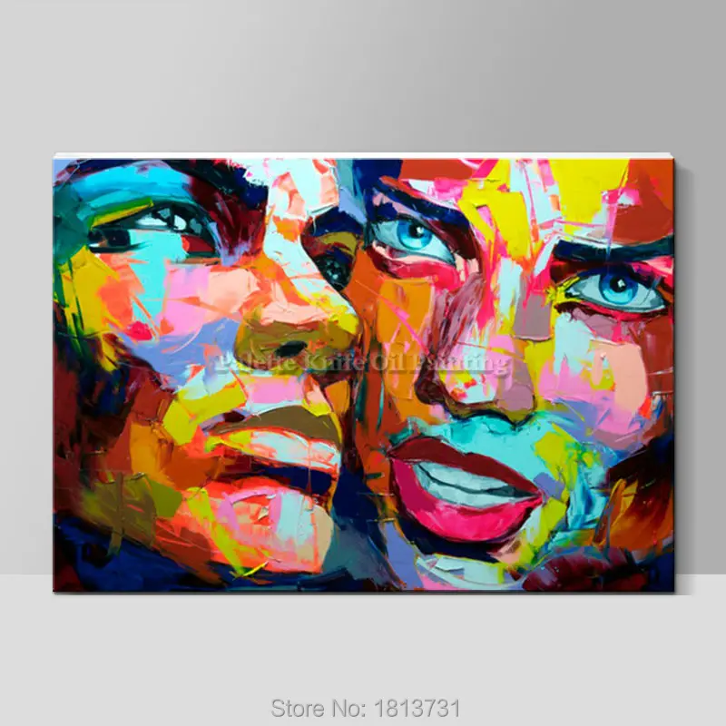 Francoise Nielly холст масляная палитра для рисования нож для лица Живопись стены искусства картины для гостиной домашний декор caudros decoracion