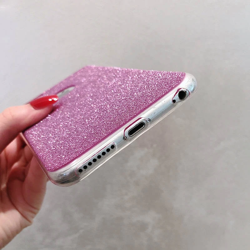 Для Apple iPhone SE 5 5S 6 6G 6s 7 8 Plus 7Plus 10 X XR Xs Max Блестящий Сверкающий Прозрачный мягкий