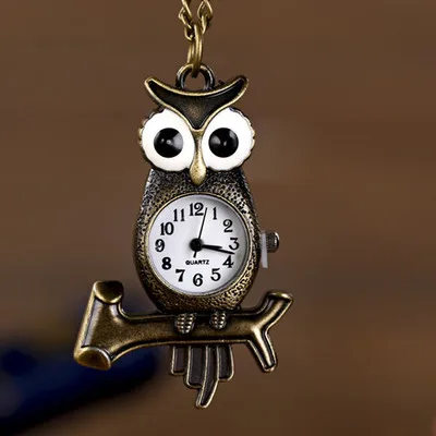 Карманные часы с совой подвеска на цепочке для мужчин 1 шт./лот Прямая поставка