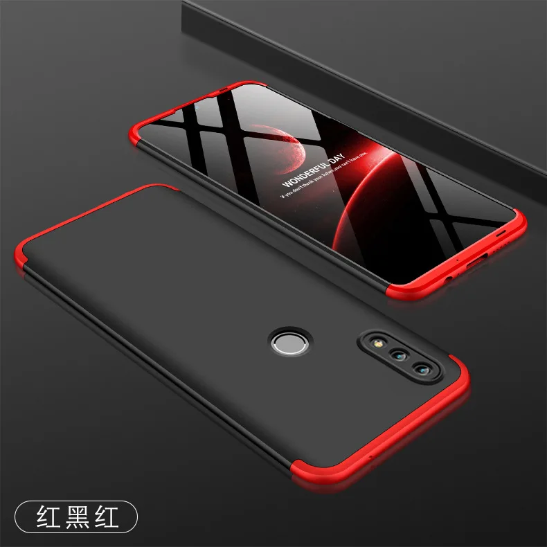 Жесткий матовый чехол 3 в 1 для Huawei P Smart 2019 гибридная защитная задняя крышка чехлы