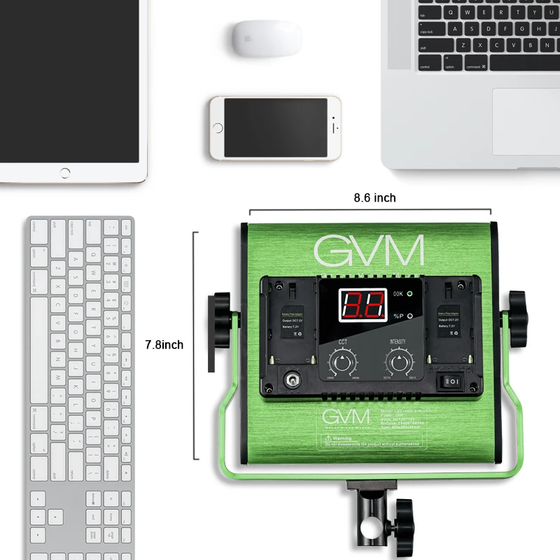 Светодиодный светильник GVM 480LS лампа для фотосъемки правая LED s фотостудии - купить