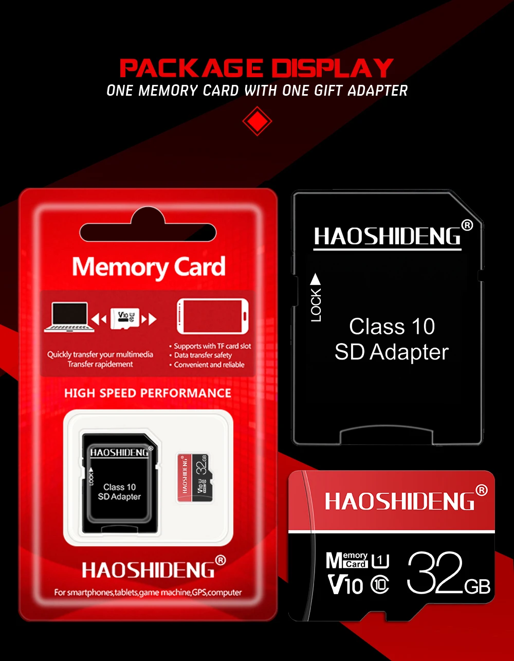 Карта памяти micro sd 128 Гб 64 ГБ 32 ГБ 16 ГБ 8 ГБ 4 ГБ класс 10 высокоскоростная micro sd карта Cartao De Memoia для смартфонов/планшетов/ПК