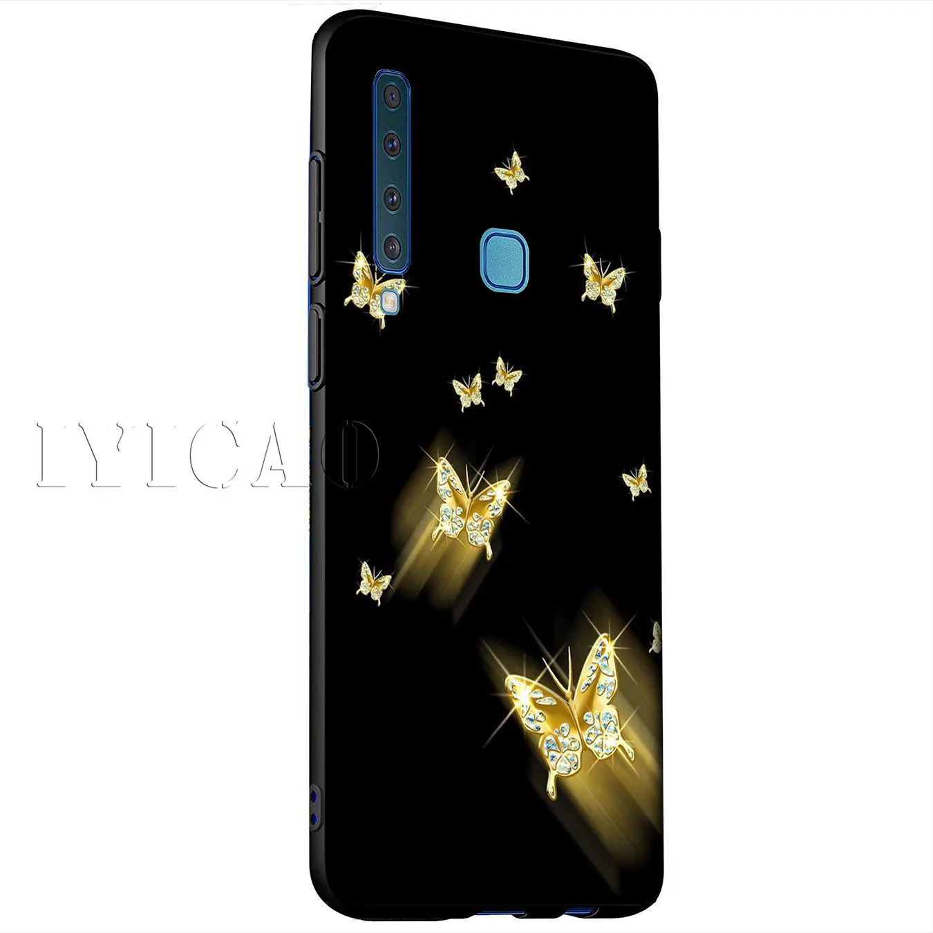 IYICAO красивая бабочка цветок Мягкий силиконовый чехол для samsung Galaxy A6 плюс A9 A8 A7 2018 A3