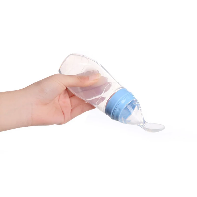 Reizbaby детская ложка бутылка силиконовый Совок пищевая добавка рис мюсли подача