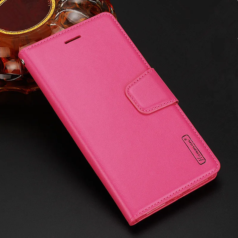 Rose Red Hanman для iPhone XS Max, XR, X, 6 S, 7, 8 Plus, 5S, Ретро стиль, овчина, кожаный бумажник, задняя крышка, чехол+ подставка, держатель, слот для карт - Цвет: Rose Red