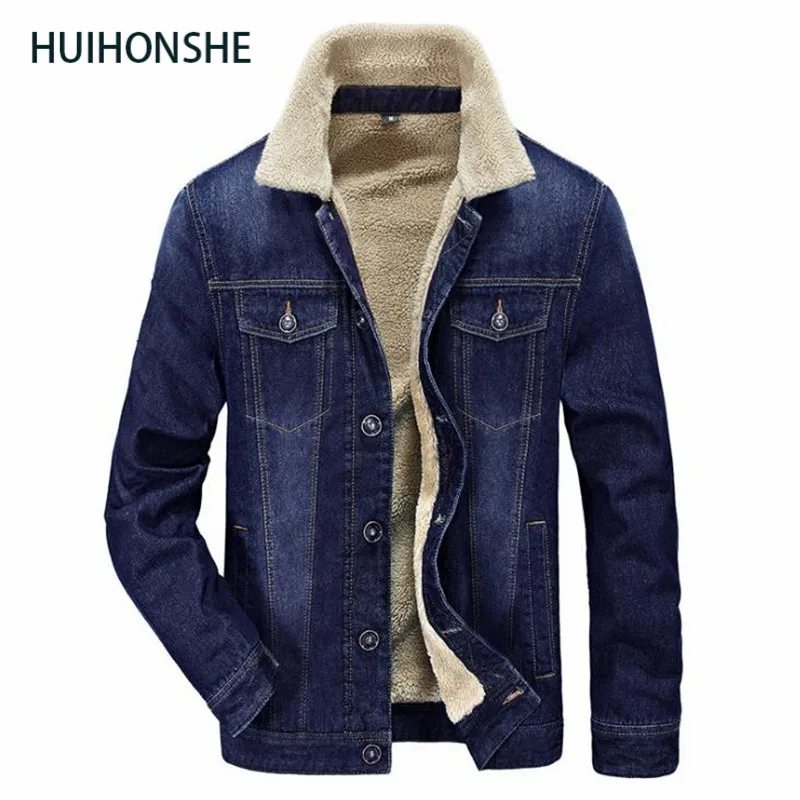 Новая зимняя хлопковая одежда для мужчин мужская джинсовая куртка европейский