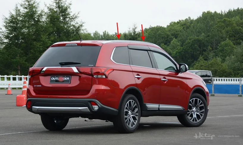 Горячий багажник на крышу/рейка на крышу/бар для Mitsubishi Outlander 2013-, крепление из алюминиевого сплава, с помощью винтов, бесплатное сверлильное отверстие, настоящая сильная