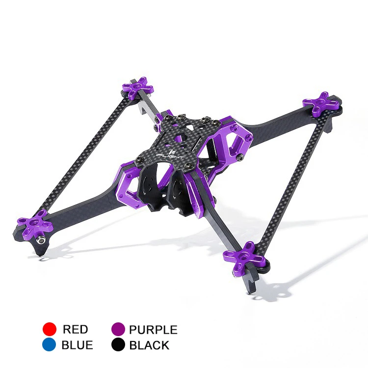 Рамка для дрона iFlight Vertigo VX5 V2, 5 дюймов, 200 мм, вертикальная рамка FPV 4 мм, рукоятка, совместимая с двигателем Xing 2207 для радиоуправляемого дрона, Гоночный комплект DIY