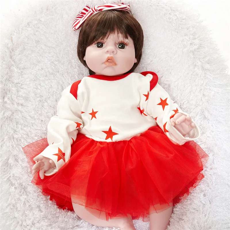 LEOOFU 50 см 20 дюймов подарок на день рождения reborn baby doll Реалистичная мягкая