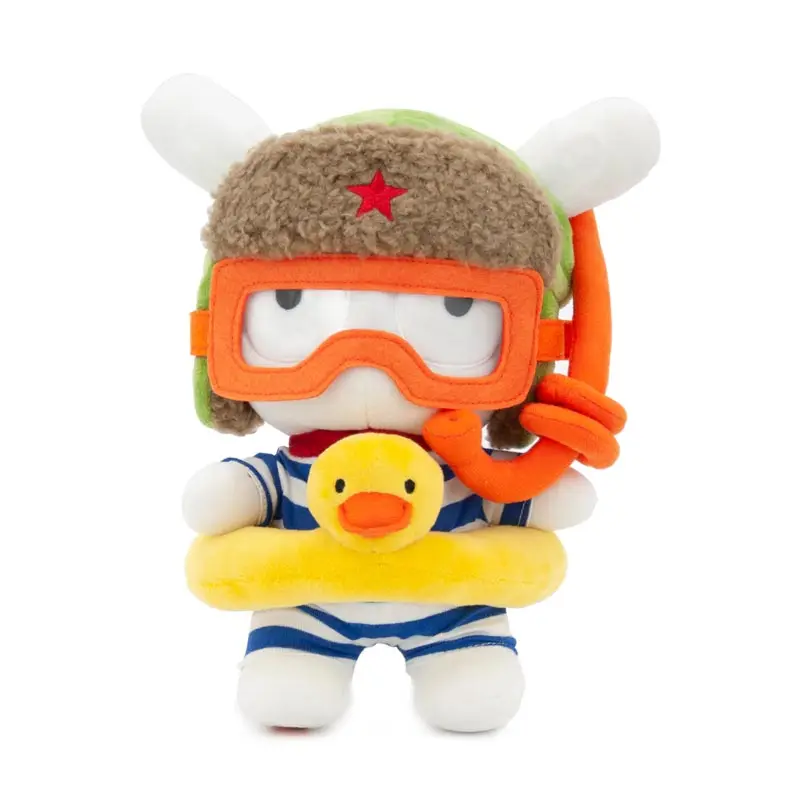 Diver doll xiaomi Mitu кролик кукла Diver/маленький желтый курица/Wukon 25 см PP Хлопок и шерсть мультфильм милая игрушка подарок для детей девочек - Цвет: Diver doll