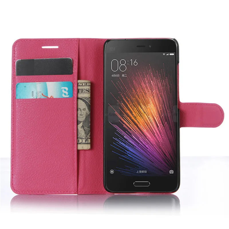 For Xiaomi Mi5 Mi 5 Case Luxury Phone PU Leather Flip Cases Cover M5 Wallet Bag Capa Coque Fundas | Мобильные телефоны и