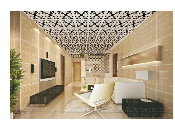 

New European style of the ancient crystal 3D wall stickers for the television background ceiling family decorative mirror