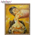 Алмазная картина, вышивка крестиком, полная вышивка бисером, ручная работа, свадебная любовь, смола, Алмазная мозаика, Софи, красота, наклейка на стену, искусство