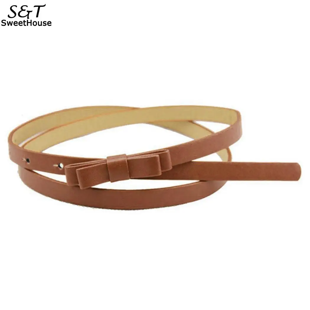 Новая мода для женщин и девочек искусственная кожа около 1 3 см галстук-бабочка