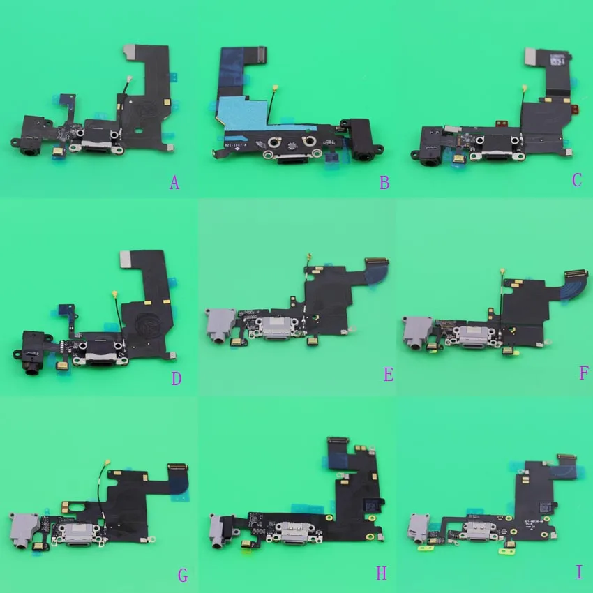 YuXi зарядный порт док станция Микрофон Разъем для наушников гибкий кабель iPhone 6 Plus