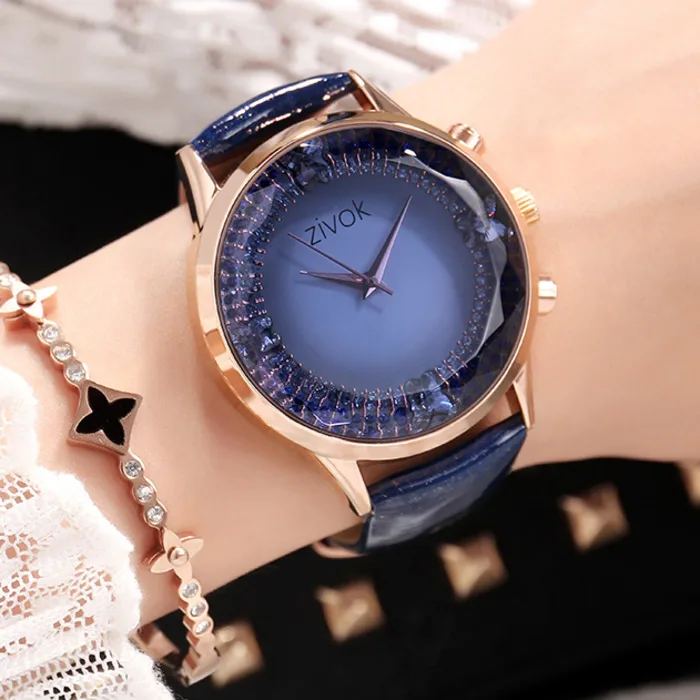 ZIVOK спортивные наручные часы для женщин reloj mujer лучший бренд роскошные женские часы-браслет женские часы с большим циферблатом кожаным