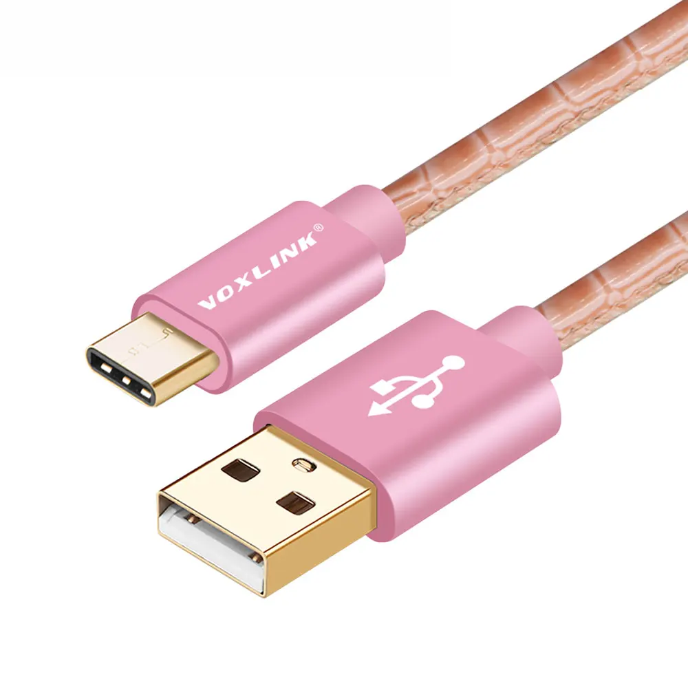 usb type-C кабель VOXLINK для быстрой зарядки и передачи данных USB C кабель type-C USB зарядное устройство кабель для Nexus 5X, 6 P, OnePlus 2 Xiaomi Letv