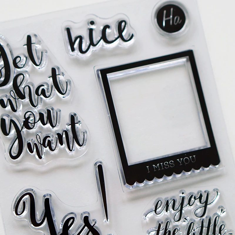 Lovedoki креативный прозрачный штамп/печать Dialog печать скрапбук дневник альбом