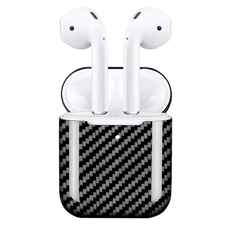 Защитная коробка из углеродного волокна в твердом переплете совместима с Apple Airpods