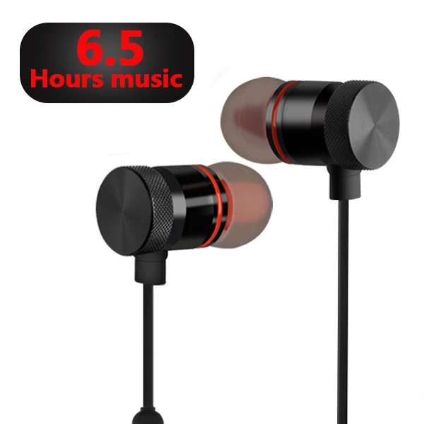 C40-6.5Hours Беспроводные наушники с Bluetooth, наушники с Bluetooth, гарнитура для спорта, стерео музыка, наушники с микрофоном для телефона, FBYEG - Цвет: C40-6.5Hours