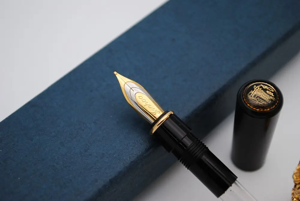 JINHAO Китайский дракон Роскошная перьевая ручка M Nib|Перьевые ручки| |
