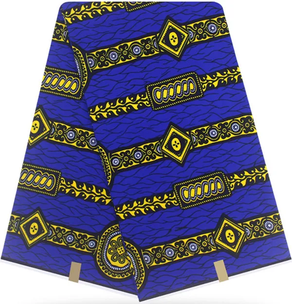 Tissu африканская восковая хлопковая ткань для лоскутного шитья африканская Ткань 6 ярдов Анкара ткань батик африканская вощеная ткань принтом для платья C-44