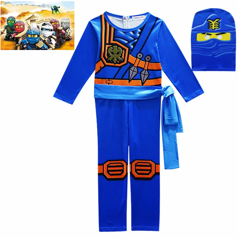 3 шт./компл. его типаж: Legoo Ninjago маскарадные костюмы для вечеринки мальчиков и