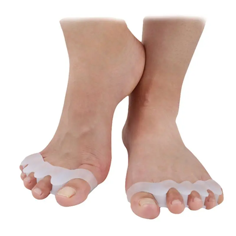 1 Pair Foot Care Tool Sholl Hallux Valgus Correction Of The Thumb Toe Separator Bursitis Pedicure Silicone Corrector For Toes | Спорт и
