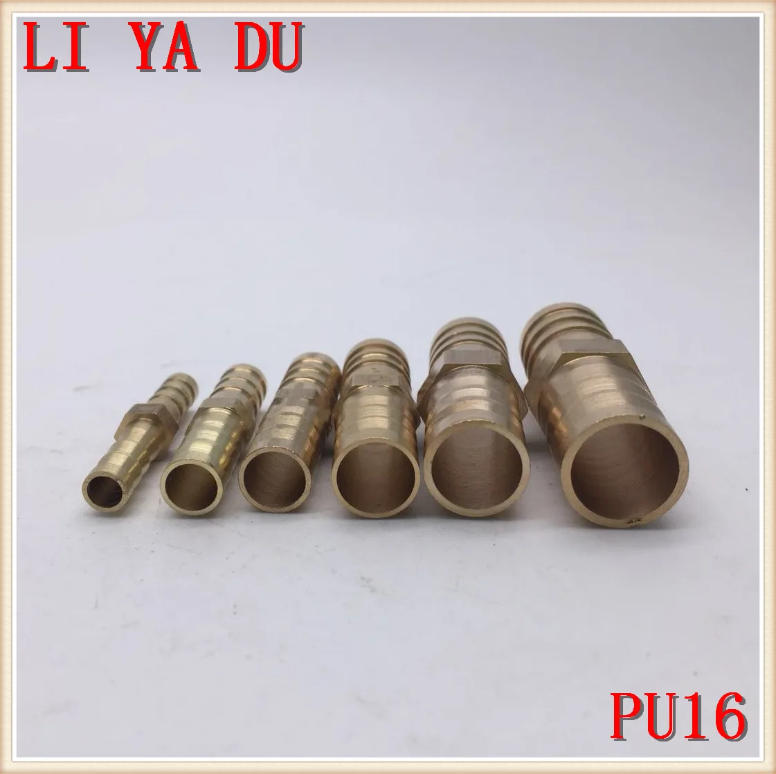 10 шт./лот PU16 медная пагода соединение Латунное соединение/водопровод/газовая PU-16