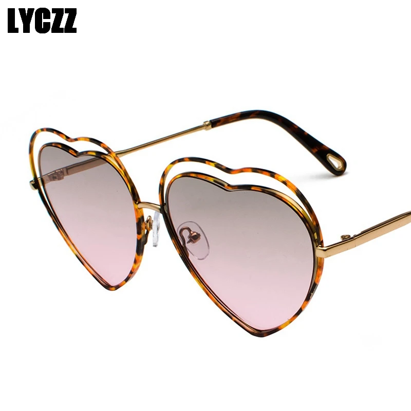 LYCZZ 2019 брендовые градиентные зеркальные Винтажные Солнцезащитные очки женские в