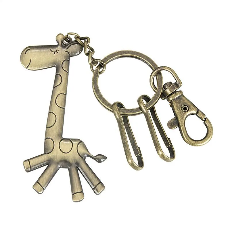 Прекрасный мультфильм Менг брелок в виде жирафа творческая личность ретро пони