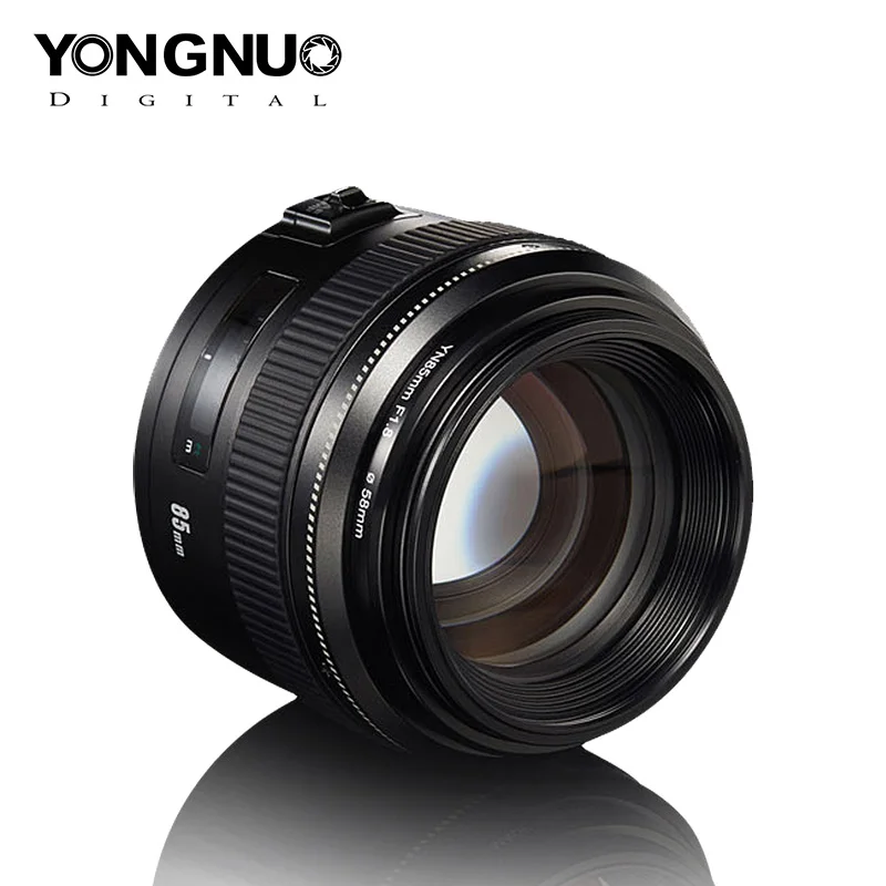 Объектив камеры Yongnuo yn85мм f1.8 AF/MF Стандартный Средний телеобъектив с