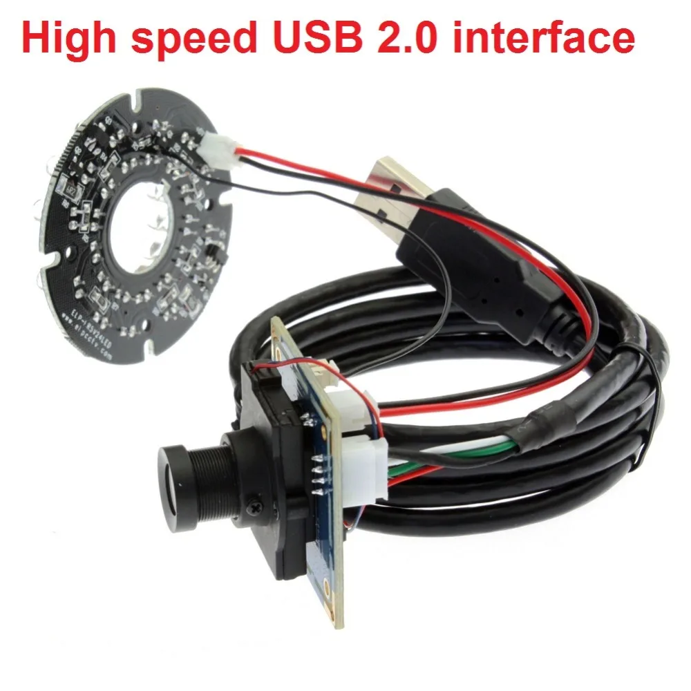 480P HD цветная CMOS OV7725 MJPEG & YUY2 UVC android веб камера ИК usb Инфракрасная с 3 6 мм
