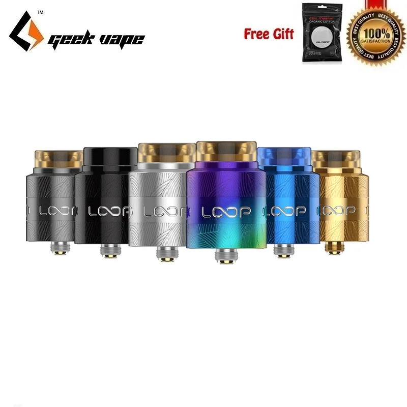 Оригинальный атомайзер GeekVape Loop V1.5 RDA 24 мм с герметичной системой воздушного