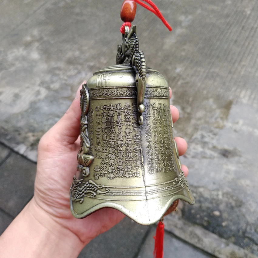 Сплав медь антикварные медные колокольчики Музыка Ветра смоделированные после антикварного домашнего рабочего стола украшения(A830
